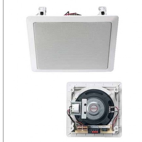 Pyle Système Haut-Parleurs Plafond Bluetooth 2 Voies - Enceintes Encastrables Rondes/Hexagonales