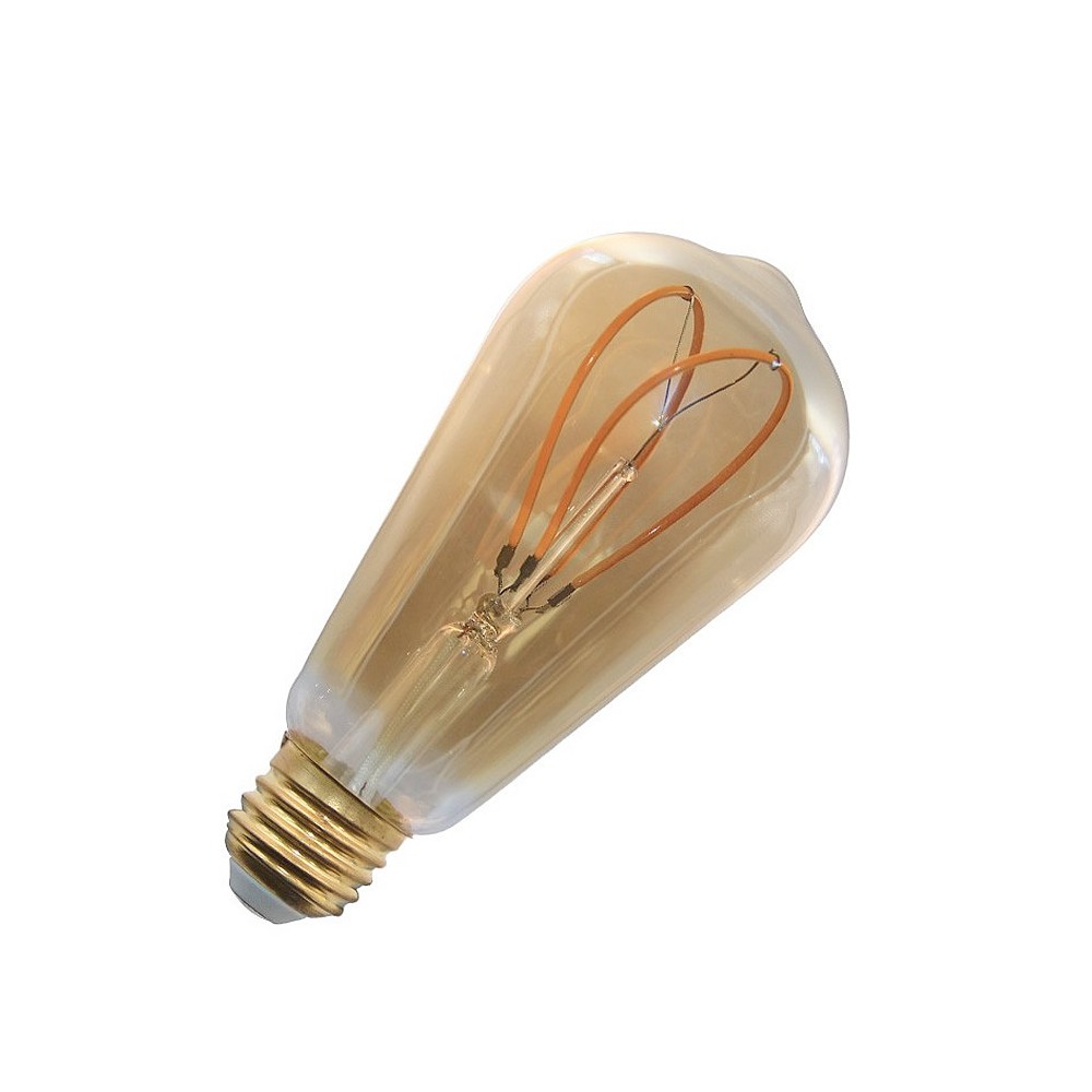 Ampoule LED E27 Dimmable Filament Love ST64 4W Ampoule Design