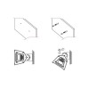 Support Réglable pour Cloche Linéaire Mean Well Dimmable SA-CL Accessoires Eclairage LED Indus