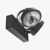 Spot LED Cree en Saillie Orientable AR111 30W Dimmable Noir Réf : FLC-AR111-2X15-DIR-N Spot LED orientable