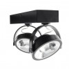 SSpot LED Cree en Saillie Orientable AR111 30W Dimmable Noir FLC-AR111-2X15-DIR-N Spot LED orientable