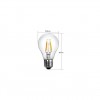 Ampoule LED E27 Filament Classic A60 6W BLE27-RFC-A60-6 Ampoule Design