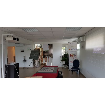 Support videoprojecteur sans colle , Support plafond, installation vidéoprojecteur paris