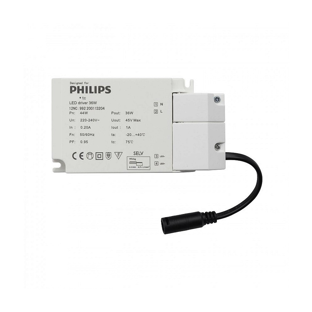 Réglette LED étanche Philips Ledinaire WT065C 150cm - 53W, 6800lm, Blanc Froid 4000K, IP44