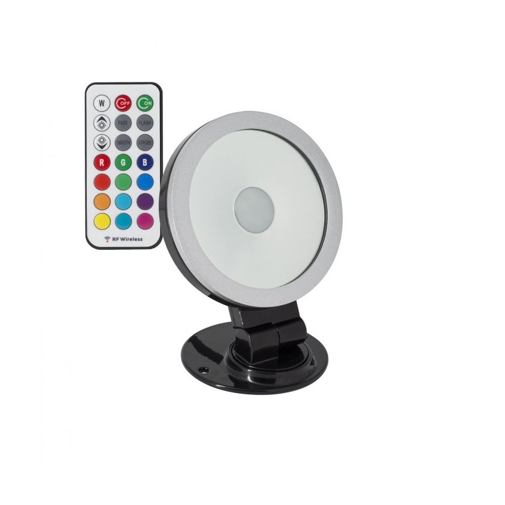 Projecteur LED Orientable 360º RGB 20W Noir FPL-DIR360-RGB-20N Projecteur Orientable