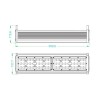 Cloche Linéaire LED 90W IP65 11700 lm
NEW-CALILED-90-IP65