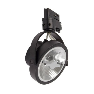 Spot LED Cree AR111 15W Noir Dimmable pour Rail Triphasé,FLC-AR111-15-N-TRI, ampoule AR111,