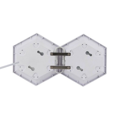 Panneau LED Hexagonal 18x18cm 9.5W Extension  Réf :PL-HEX-1818-95-EXT