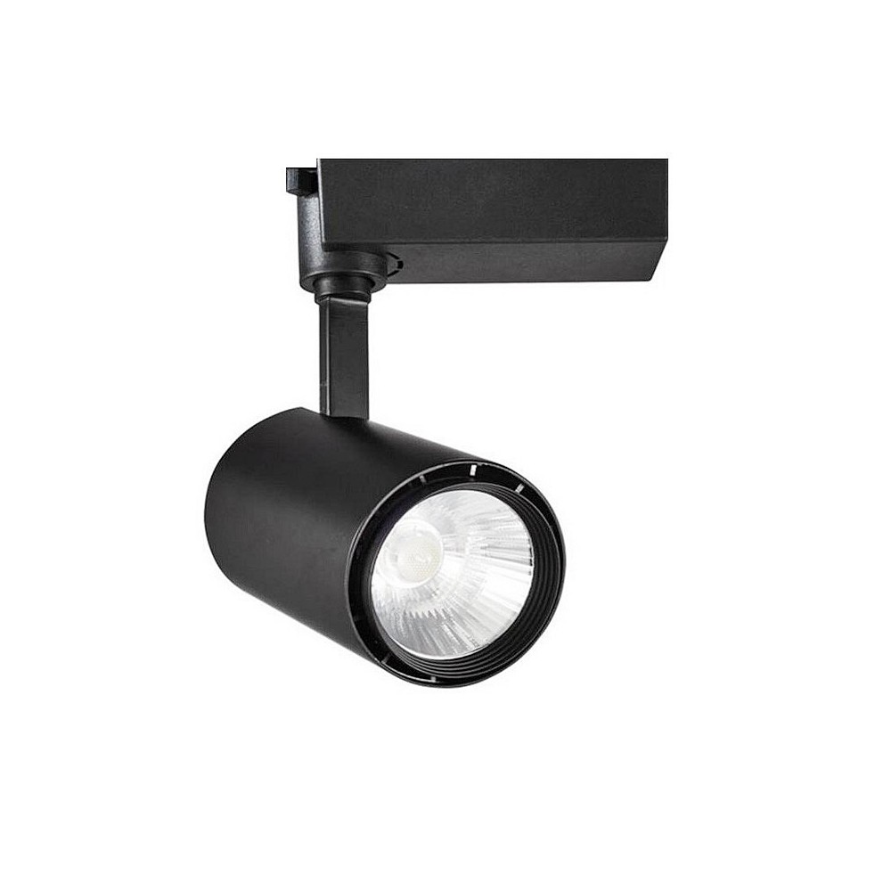 Spot LED Mallet 30W Noir pour Rail Triphasé, FLML-N-CT-30, Spot LED rail Triphasé