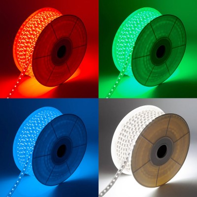 Bobine LED RGB, bobine led décoration extérieur,Ruban LED RGB étanche,