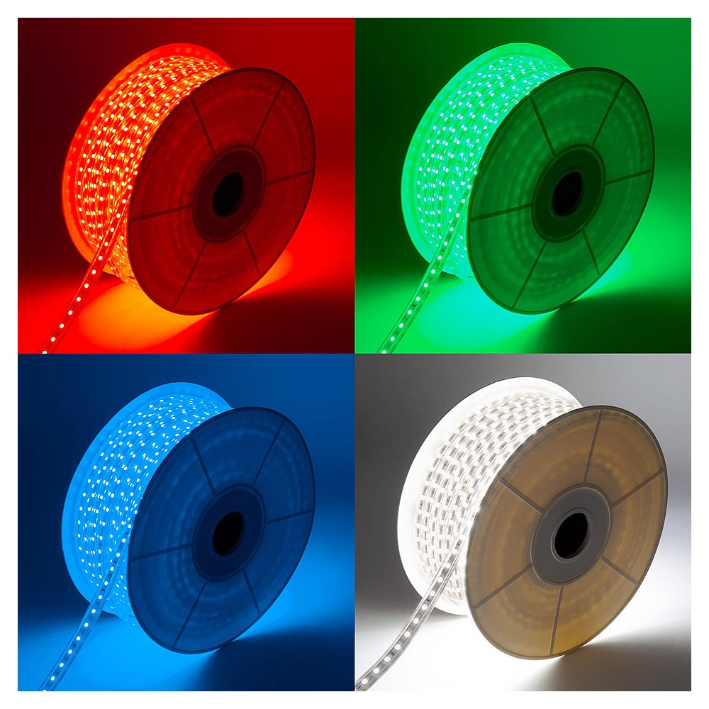 Bobine LED RGB, bobine led décoration extérieur,Ruban LED RGB étanche,