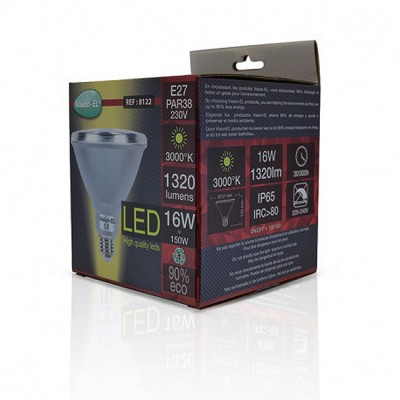 Ampoule LED E27 PAR38 16W , PAR38 16W ,PAR38 16W Waterproof IP65 , ampoule led IP65
3701124403704