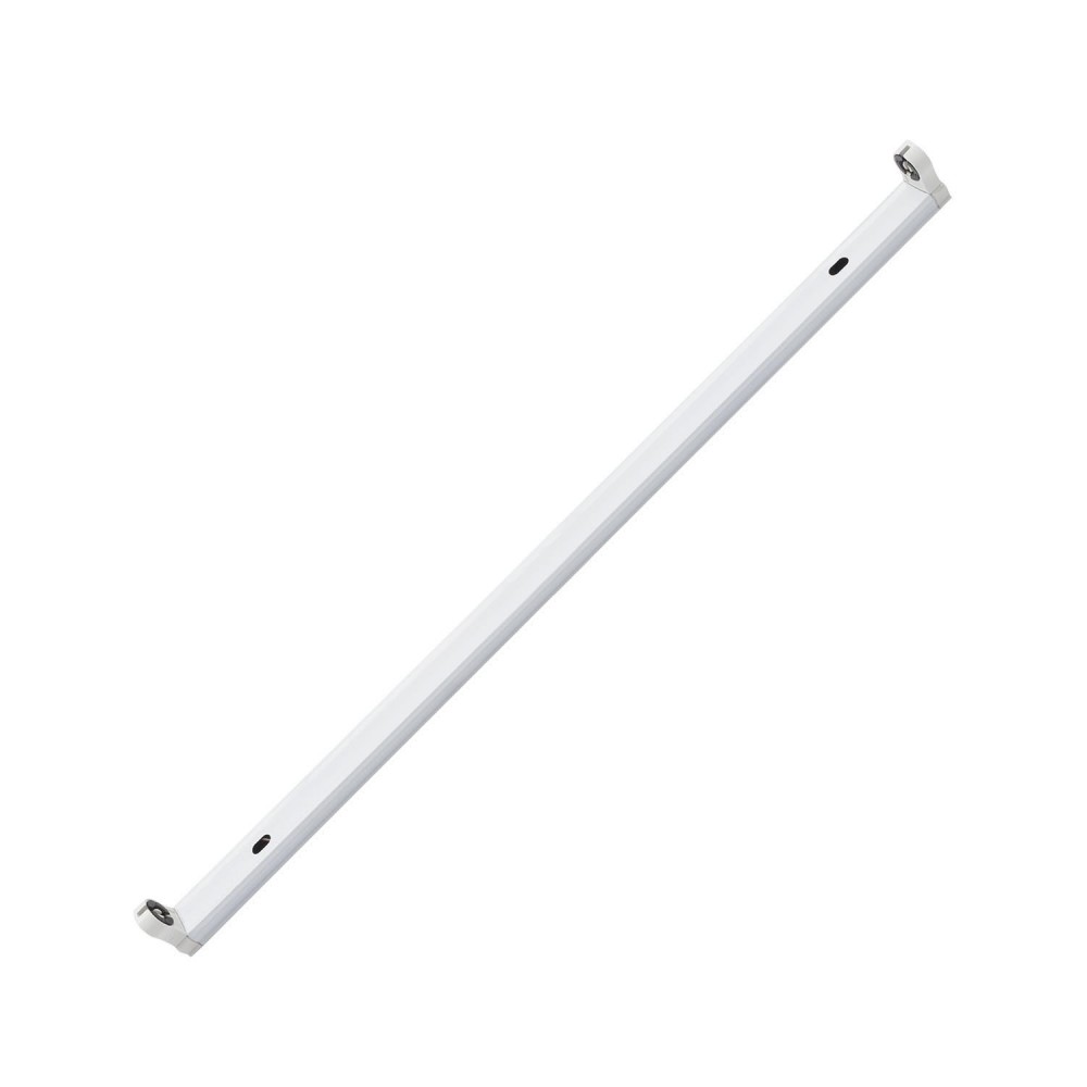 Luminaire Aluminium Avec Tube LED T8 120 Cm - éclairage économique, Pour Atelier, Garage, Bureau