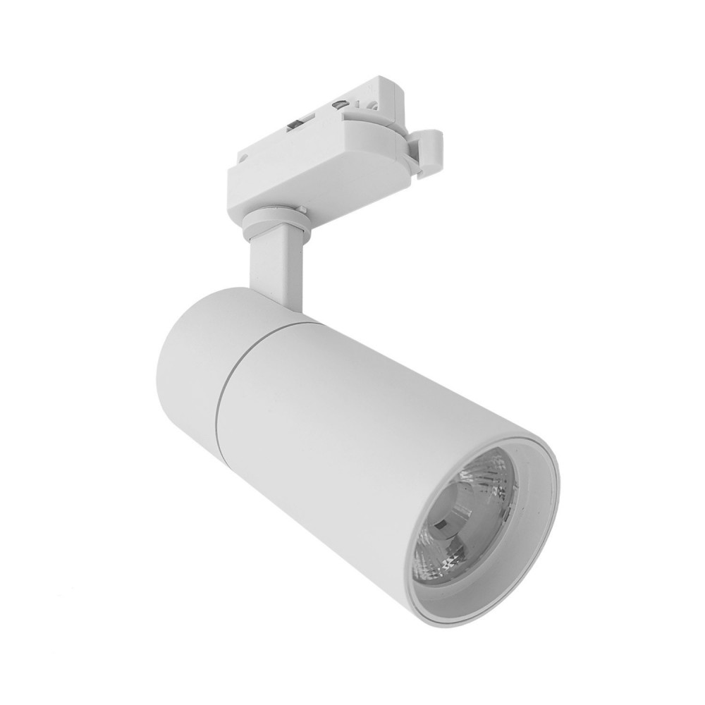 Spot LED Dimmable New Mallet 30W Blanc pour Rail Monophasé PC,FC-NW-MLLT-BLNC-30-CM