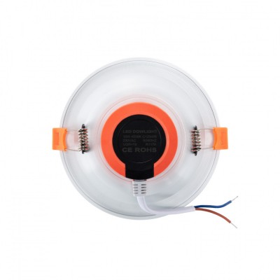 Downlight LED New Lux 6W (UGR19) Coupe Ø 95 mm,DLOL-6,plafonnier led rond ,