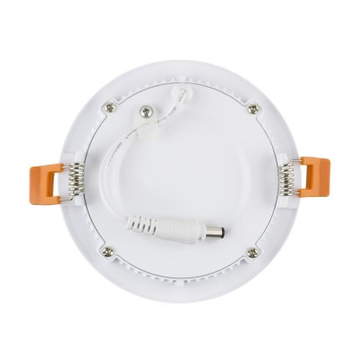 Dalle LED Ronde Extra-Plate CCT Sélectionnable 6W Dimmable Coupe Ø 110 mm,CCT-SPRSL-6 , dalle led ronde CCT dimmable,