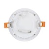 Dalle LED Ronde Extra-Plate CCT Sélectionnable 6W Dimmable Coupe Ø 110 mm,CCT-SPRSL-6 , dalle led ronde CCT dimmable,