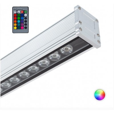 Linéaire LED Wallwasher 36W RGB IP65, barre lineaire couleur , 
lumiere au mur,BNY-LN-36-RGB