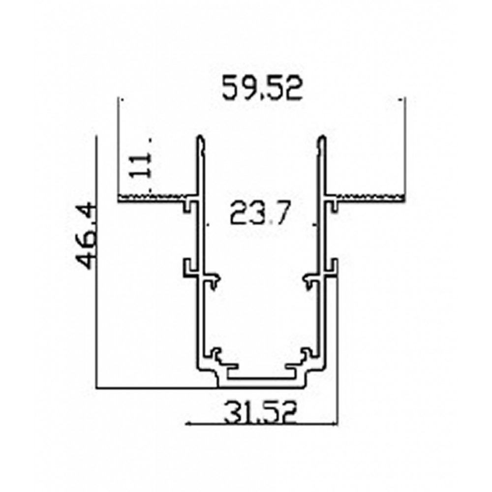 Rail Magnétique En Saillie 48V 2m Noir – Système Éclairage LED Moderne SILAMP