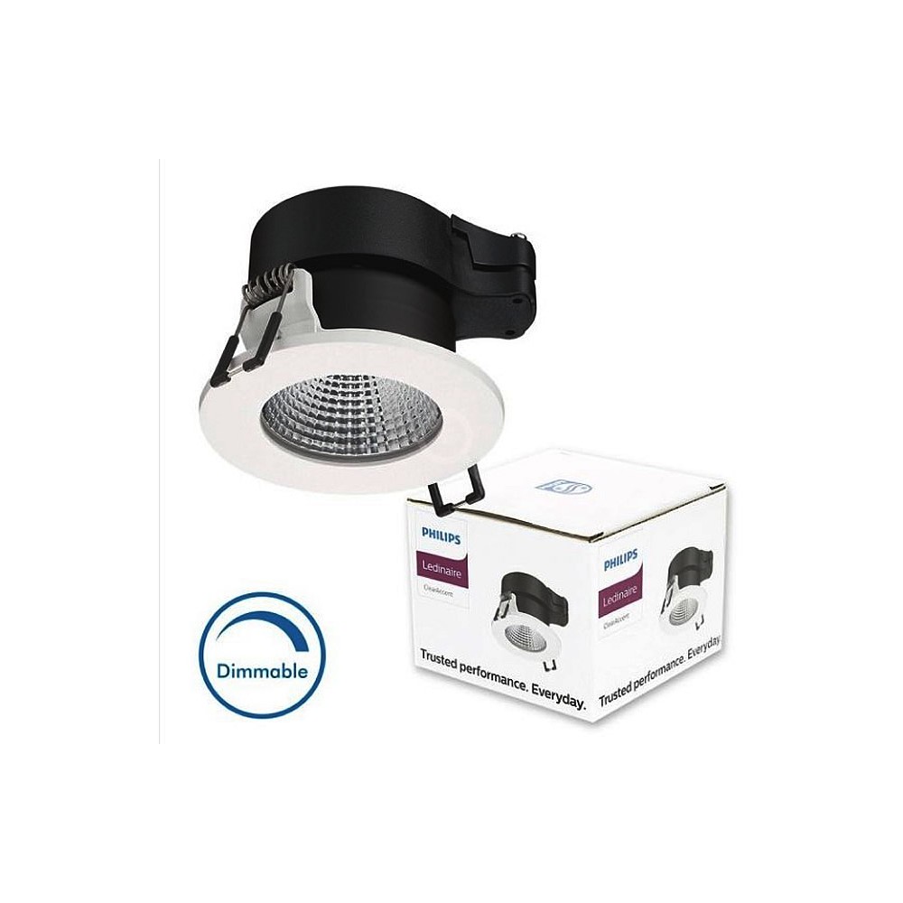 Spot Downlight LED PHILIPS Ledinaire ClearAccent 6W RS060B G2 Coupe Ø 70mm