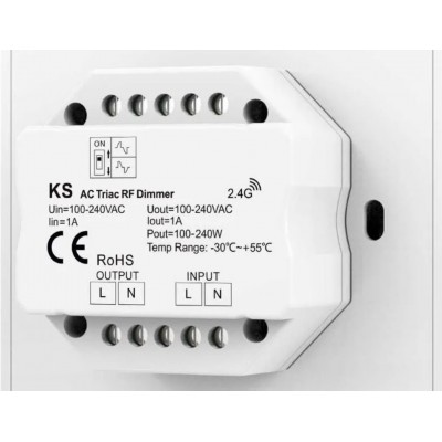 Variateur de puissance LED Triac 300W avec Télécommande IR