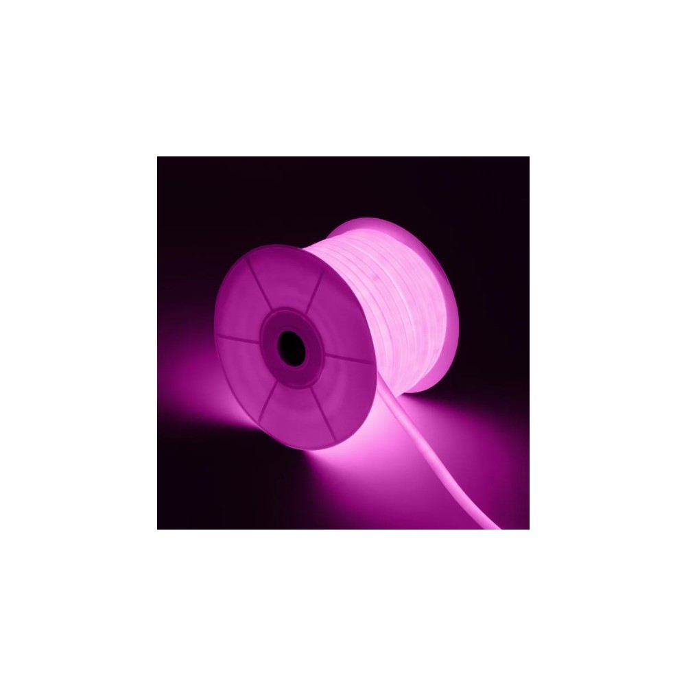 Bobine Néon LED Flexible 360º Rond Dimmable,  bobine led, bobine flexible rose ,bobine neon dimmable,guirlande led,Néon RGB