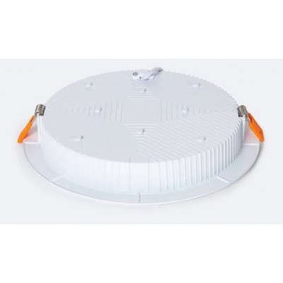 Dalle LED Ronde Extra Plate 24W LIFUD Coupe Ø190 mm, plafonnier led,