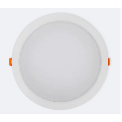 Dalle LED Ronde Extra Plate 24W LIFUD Coupe Ø190 mm, plafonnier led,