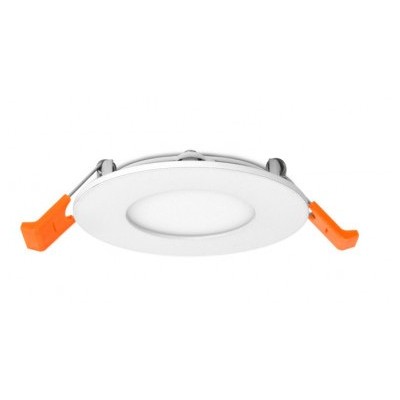 Dalle LED Ronde Extra Plate 3W Coupe Ø 70 mm, eclairage led plafond,