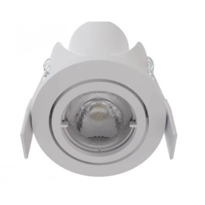Spot Downlight LED 6.5W Orientable Rond Blanc Coupe Ø68 mm, eclairage plafond ,