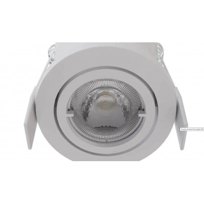 Spot Downlight LED 6.5W Orientable Rond Blanc Coupe Ø68 mm, eclairage plafond ,