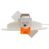 Spot Downlight LED COB Solid Orientable Rond Blanc 7W Coupe Ø75mm , eclairage led plafond ,