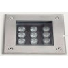 Balise led sol carré,balise led sol inox carré , spot led exterieur sol , spot led encastrable trottoir ,spot led gu10 sol,