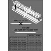 Réglette Étanche pour deux Tubes LED de 150 cm de LEDVANCE , réglette étanche vide 1500 2 tubes ,  réglette vide deux tube ,