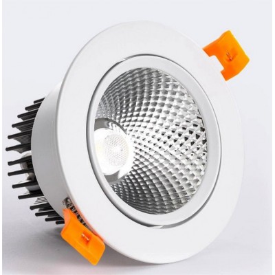 Spot Downlight LED 9W Rond Dimmable Dim to Warm Coupe Ø 90 mm