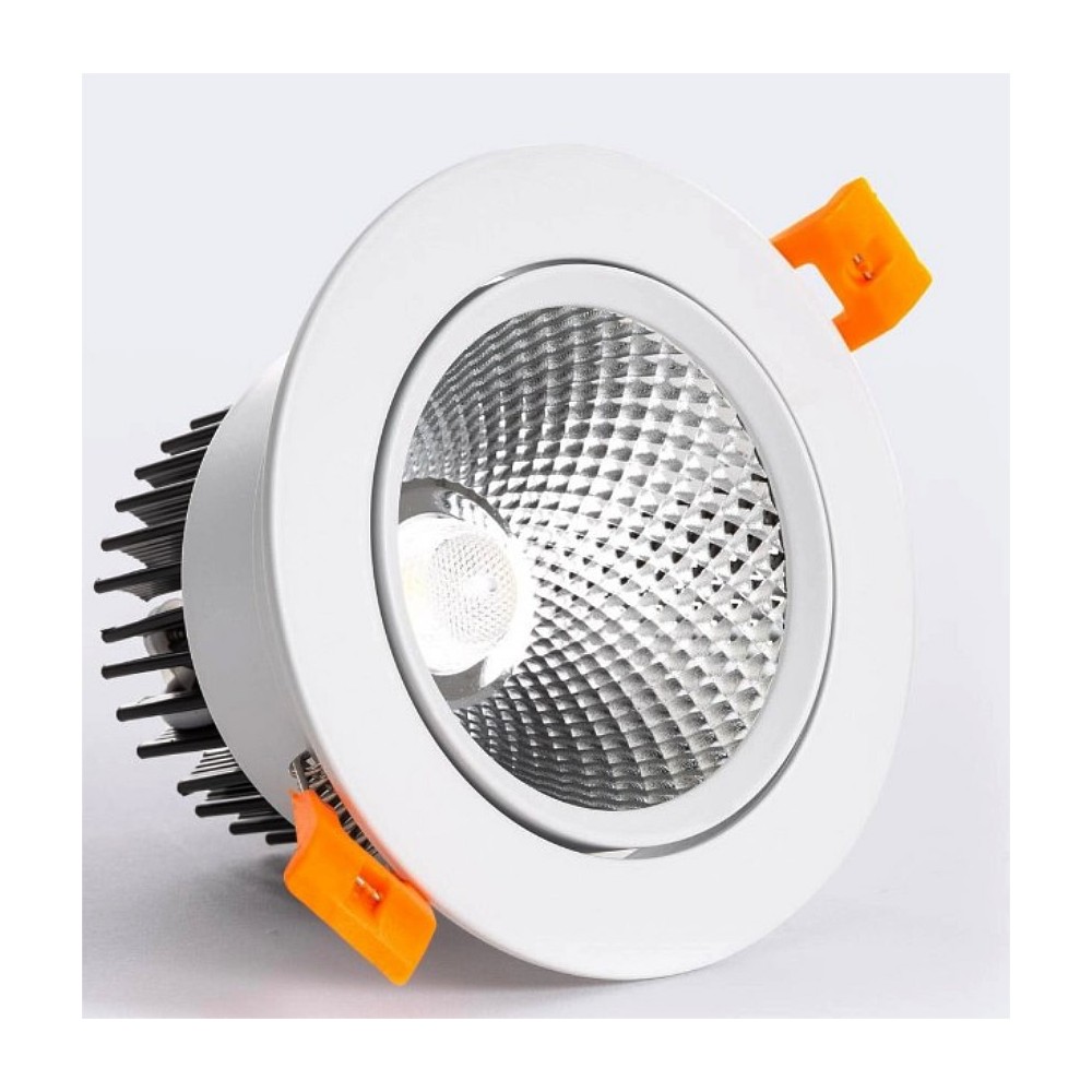 Spot Downlight LED 9W Rond Dimmable Dim to Warm Coupe Ø 90 mm