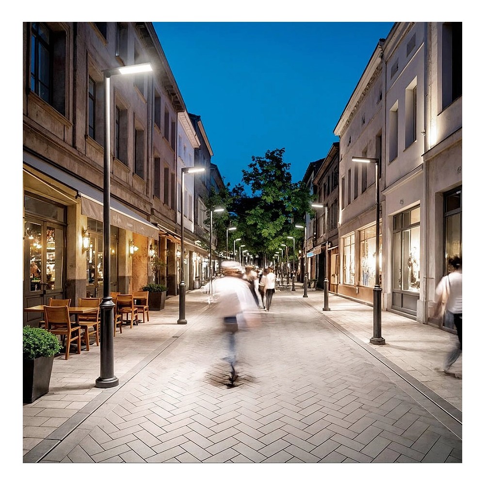 Luminaire LED 80W Solaire, lampadaire solaire, éclairage public solaire , éclairage de rue ,