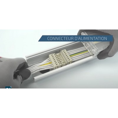 Barre Linéaire LED Trunking 60W Dimmable 1-10V LIFUD,BRR-TRNK-60-10RGL