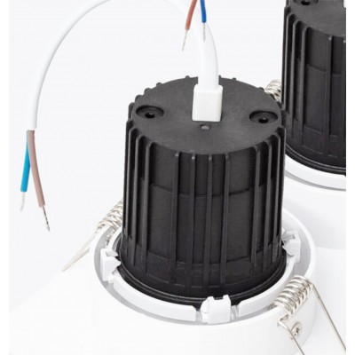Downlight Carré Inclinable LED 27W Dimmable Coupe 235x75 mm