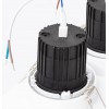 Downlight Carré Inclinable LED 27W Dimmable Coupe 235x75 mm