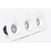 Downlight Carré Inclinable LED 27W Dimmable Coupe 235x75 mm