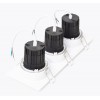 Downlight Carré Inclinable LED 27W Dimmable Coupe 235x75 mm
