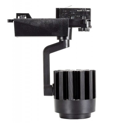 Spot LED Rail Triphasé 30W Dora , éclairage rail triphasé , projecteur rail triphasé , eclairage boutique , spot led magasin ,