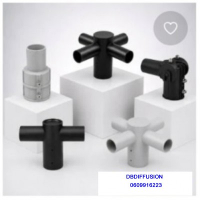 Adaptateur Candélabre , lampadaire led d'éclairage public , bras sur colonne , Support mât ,