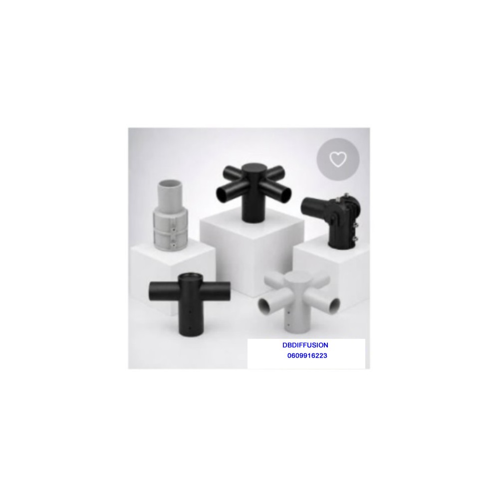 Adaptateur Candélabre , lampadaire led d'éclairage public , bras sur colonne , Support mât ,