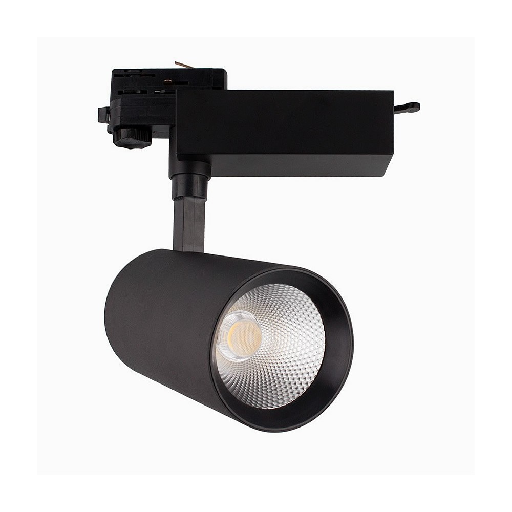 Pack Spot LED pour rail triphasé avec ampoule LED AR111 GU10