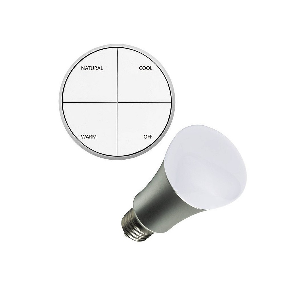 Kit Poussoir Sans Fils + Ampoule LED 8W BMBLL-PLSDR-WF Ampoule Design